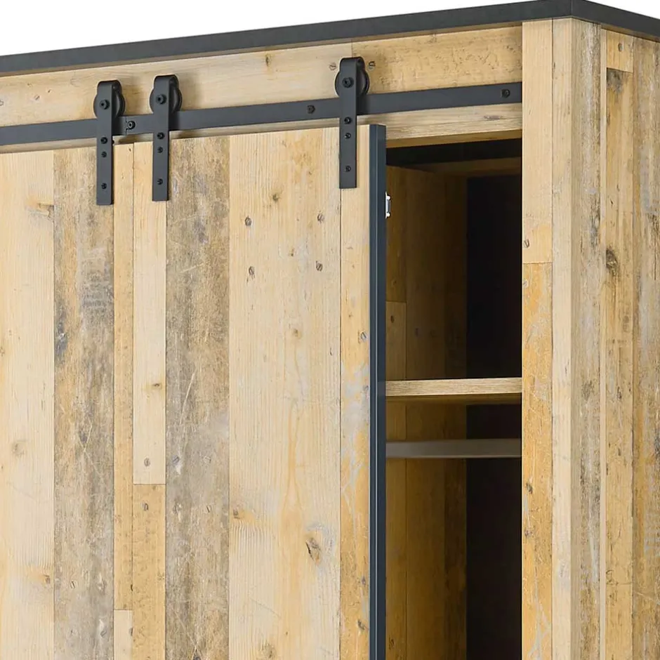 Pharao24 Kleiderschrank mit Spiegel Studiana> Kleiderschränke|Schlafzimmerschränke