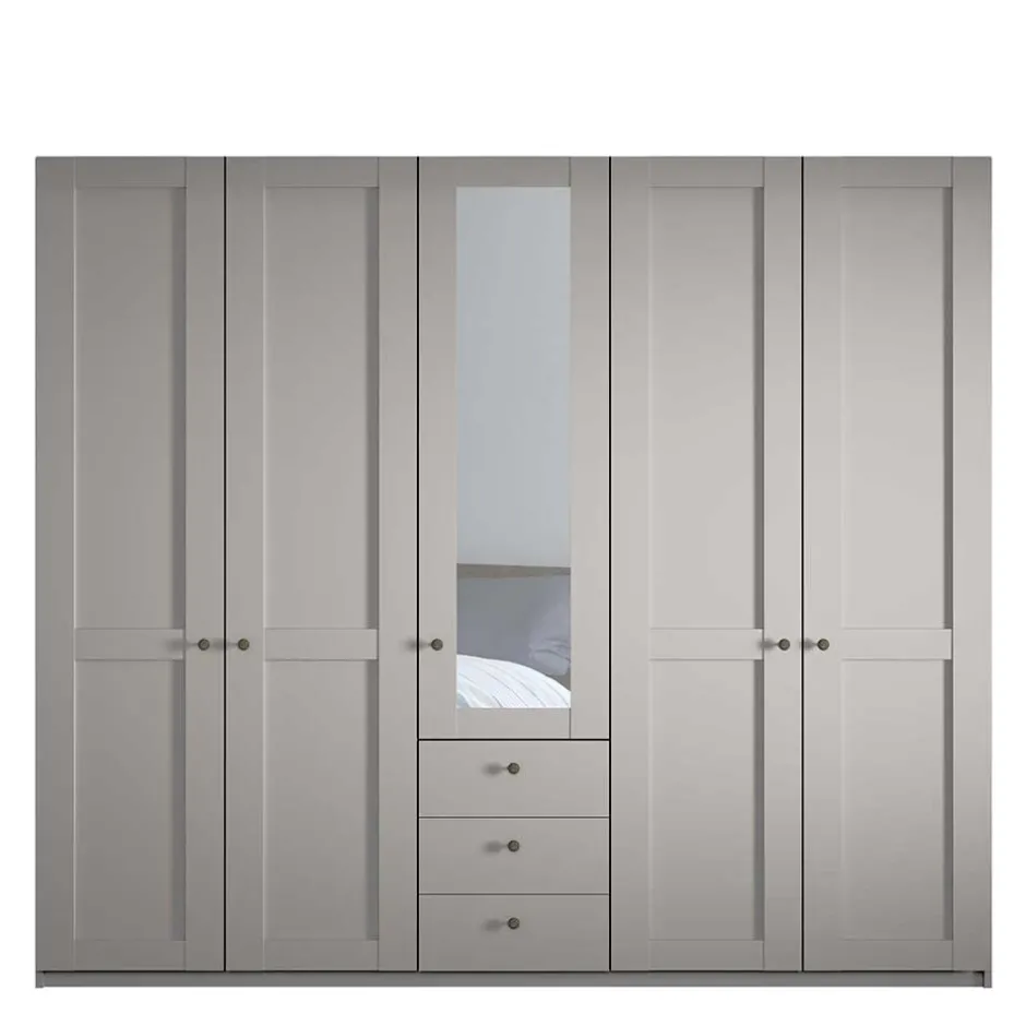 Drehtürenschränke*Pharao24 Kleiderschrank mit Spiegel Saconso