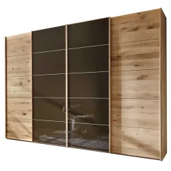 Pharao24 Kleiderschrank modern Merkur> Massivholzmöbel|Schiebetürenschränke