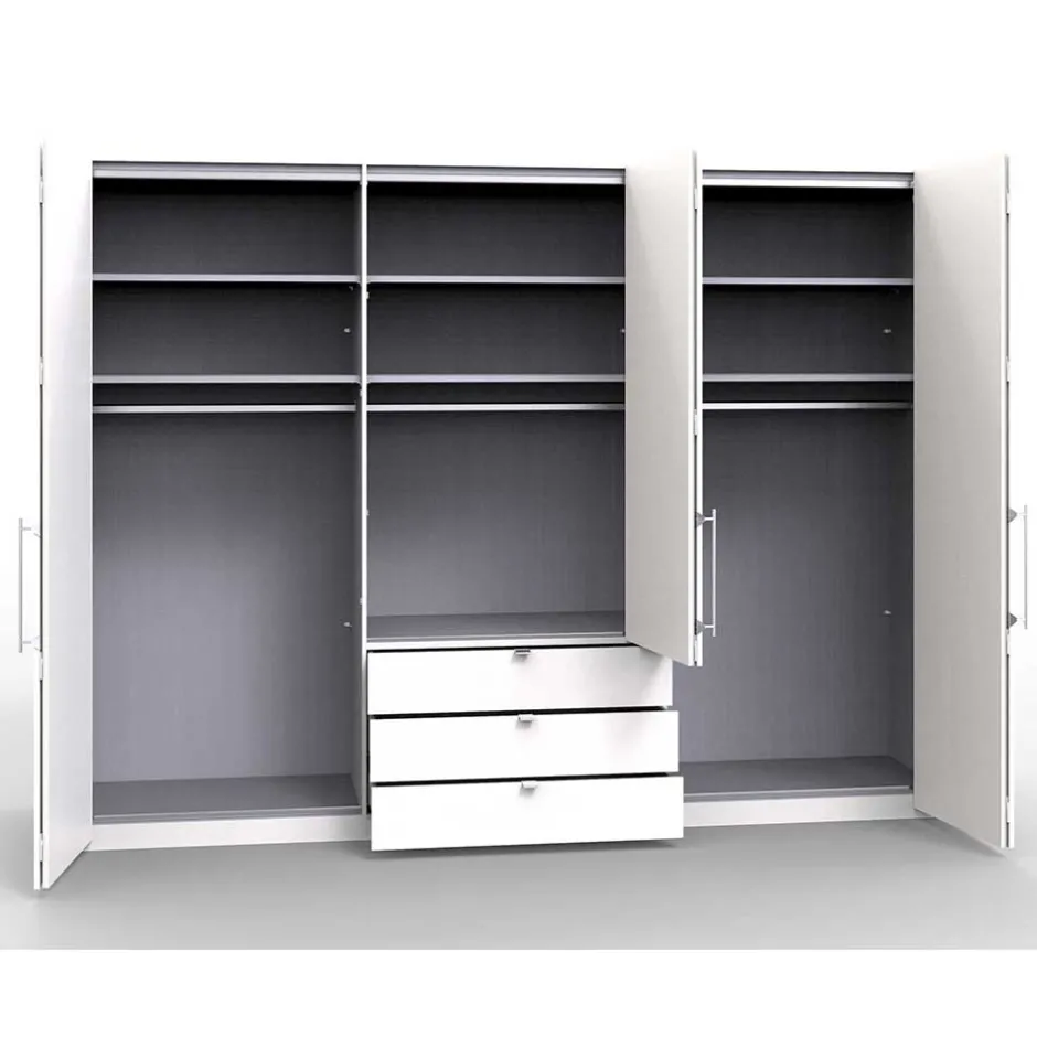 Pharao24 Kleiderschrank Nafissa> Kleiderschränke|Schlafzimmerschränke