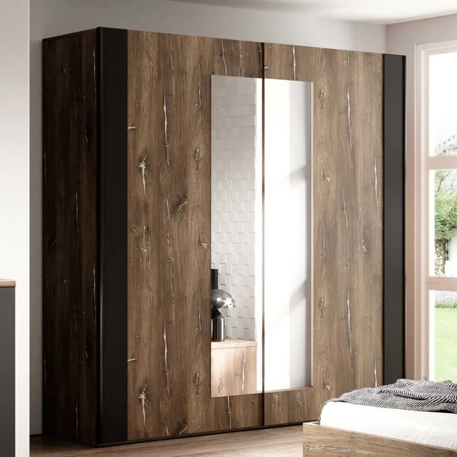 Schiebetürenschränke*Pharao24 Kleiderschrank Poy