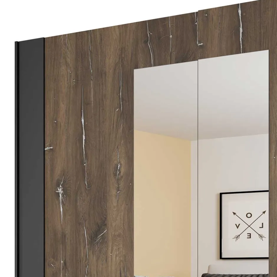 Schiebetürenschränke*Pharao24 Kleiderschrank Poy