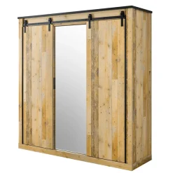 Pharao24 Kleiderschrank rustikal Studiana> Kleiderschränke|Schlafzimmerschränke