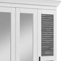 Massivholzmöbel|Drehtürenschränke*Pharao24 Kleiderschrank teilmassiv Tanydos