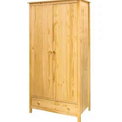 Drehtürenschränke|Massivholz Kleiderschränke*Pharao24 Kleiderschrank Tine