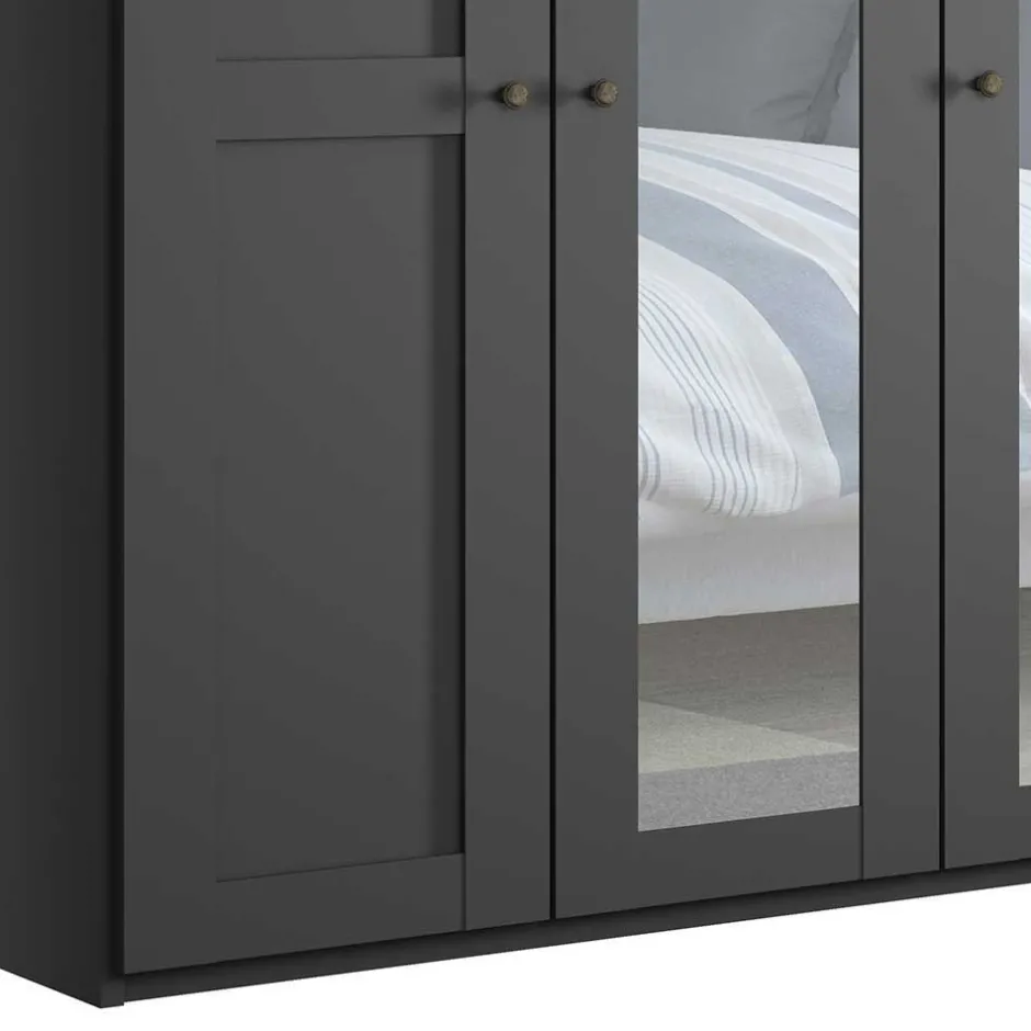 Pharao24 Kleiderschrank 5-türig Bien> Drehtürenschränke|Kleiderschränke