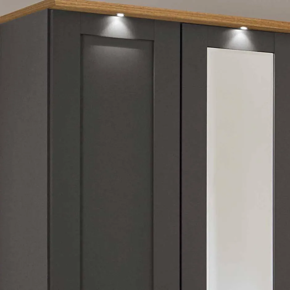 Pharao24 Kleiderschrank 5-türig Bien> Drehtürenschränke|Kleiderschränke