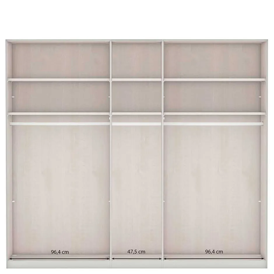 Pharao24 Kleiderschrank 5-türig Bien> Drehtürenschränke|Kleiderschränke