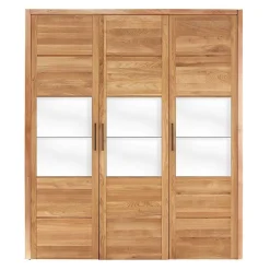 Pharao24 Kleiderschrank 3türig Zeus> Massivholz Kleiderschränke