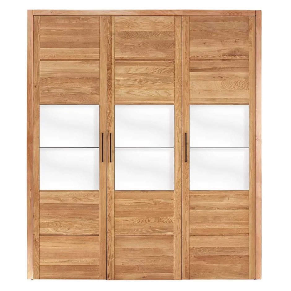 Pharao24 Kleiderschrank 3türig Zeus> Massivholz Kleiderschränke