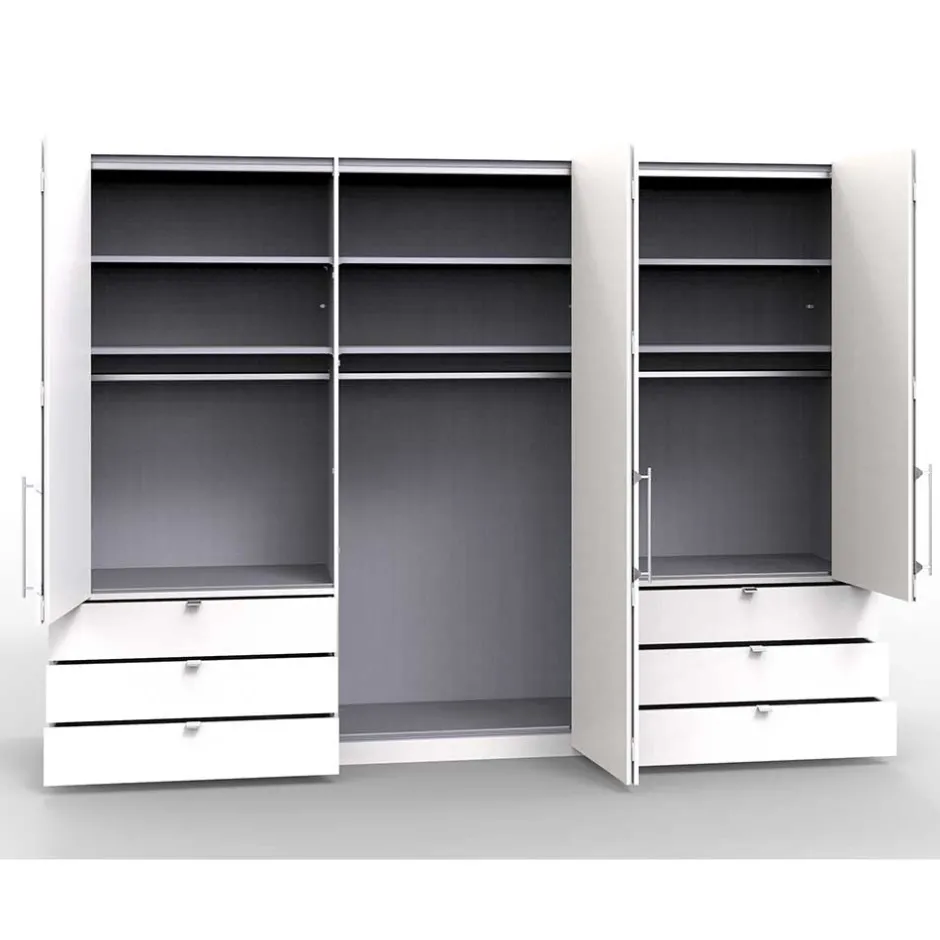 Pharao24 Kleiderschrank Vasilio> Kleiderschränke|Schlafzimmerschränke