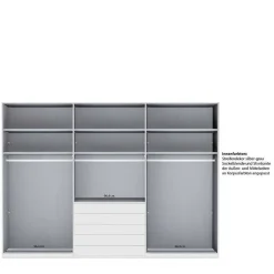 Drehtürenschränke*Pharao24 Kleiderschrank weiß Bean