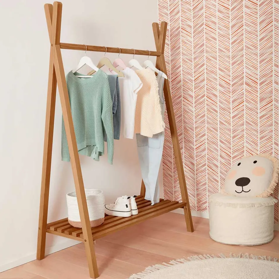 Kleiderständer|Massivholz Garderoben*Pharao24 Kleiderständer Zandro