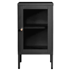 Stauraumvitrinen*Pharao24 Kleine Vitrine schwarz Estegan