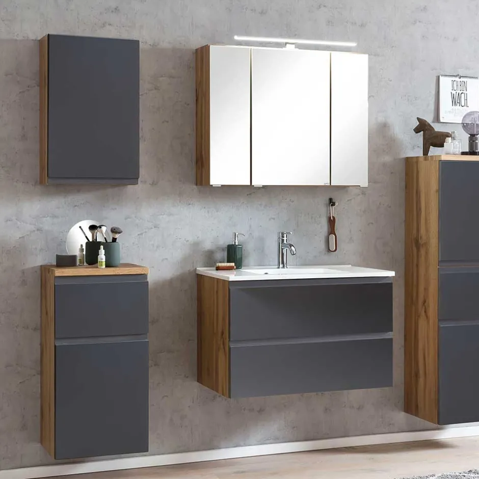 Bad Unterschränke|Badezimmerschränke*Pharao24 Kleiner Badschrank Fregato