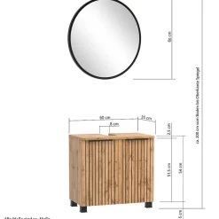 Badmöbel Sets*Pharao24 Kleines Badmöbel Set Cadama