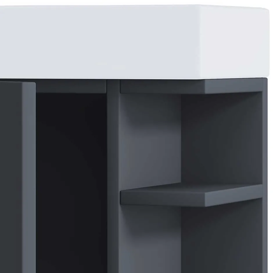 Pharao24 Kleines Badmöbel Set Dam> Badmöbel Sets