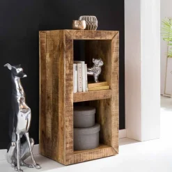 Pharao24 Kleines Bücherregal Cristons> Wohnzimmerregale|Massivholzregale