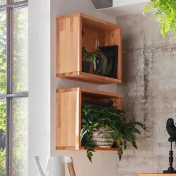 Hängeregale|Wohnzimmerregale*Pharao24 Kleines Holzregal Sanuel