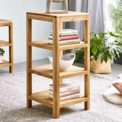 Wohnzimmerregale|Massivholzregale*Pharao24 Kleines Regal Laforta