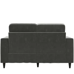 2 Sitzer Sofa*Pharao24 Kleines Sofa in Grau Rienas