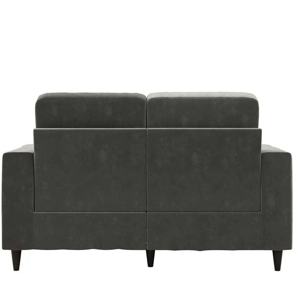 2 Sitzer Sofa*Pharao24 Kleines Sofa in Grau Rienas
