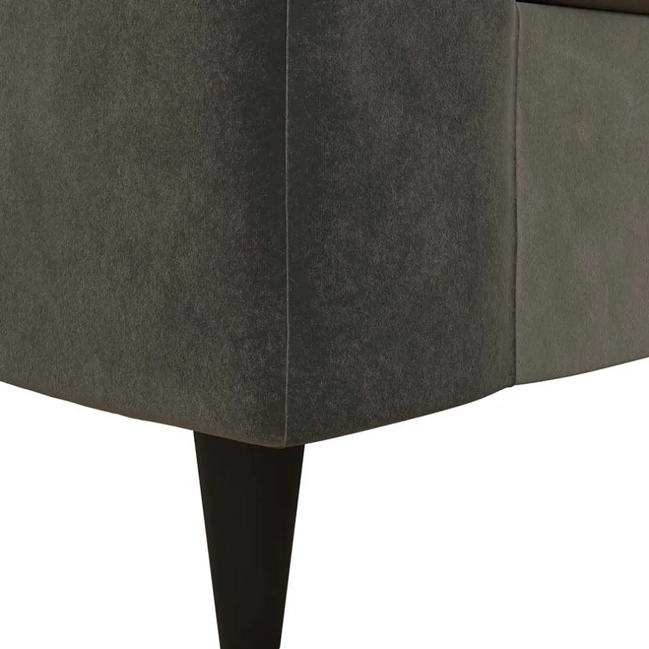 2 Sitzer Sofa*Pharao24 Kleines Sofa in Grau Rienas