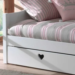 Kinderbetten|Kojenbetten*Pharao24 Kojenbett mit Herz Motiv Ciomore