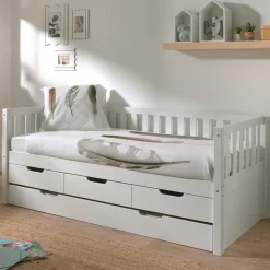 Pharao24 Kojenbett mit Stauraum Ethina> Funktionsbetten|Schubkastenbetten