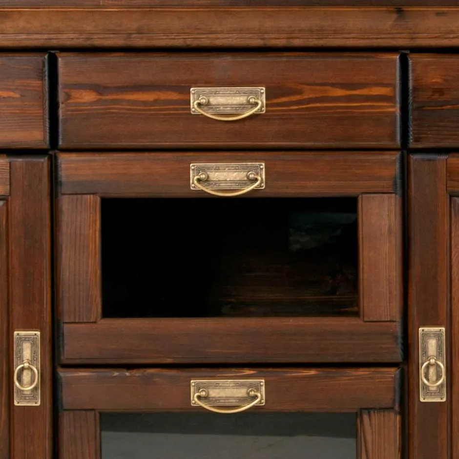 Esszimmerkommoden|Massivholz Kommoden*Pharao24 Kolonialstil Sideboard Valhion