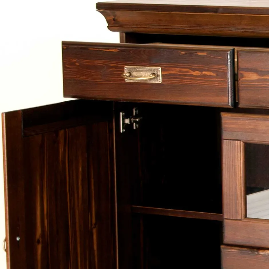 Esszimmerkommoden|Massivholz Kommoden*Pharao24 Kolonialstil Sideboard Valhion