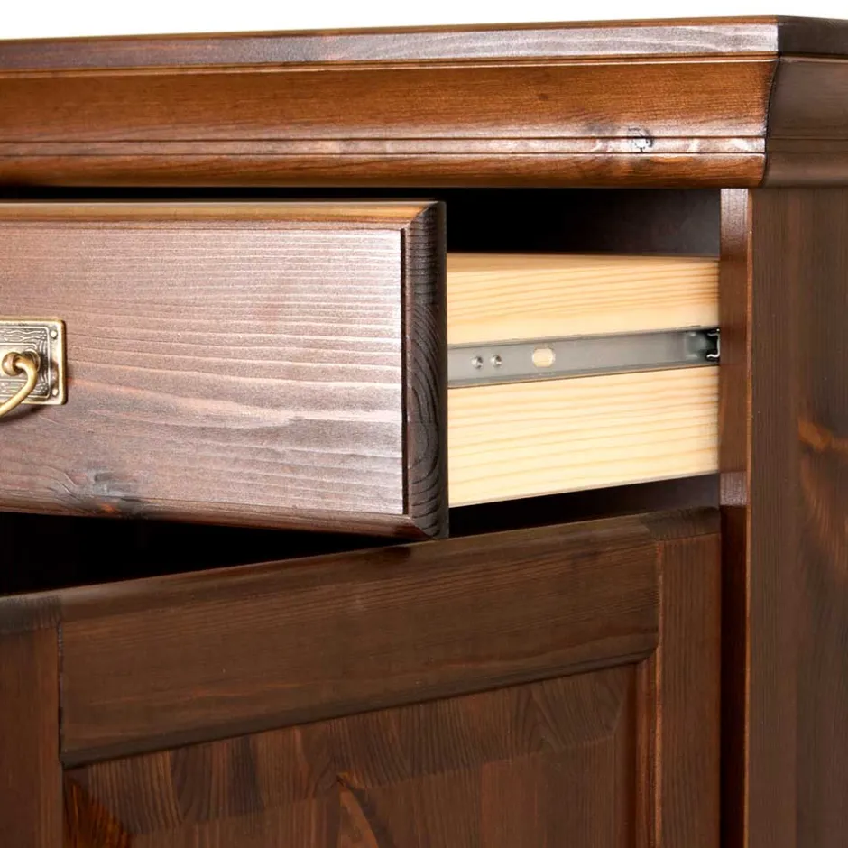 Esszimmerkommoden|Massivholz Kommoden*Pharao24 Kolonialstil Sideboard Valhion