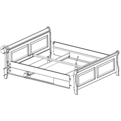 Funktionsbetten|Schubkastenbetten*Pharao24 Komfortbett Devenia