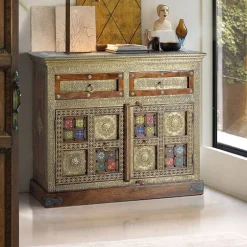 Pharao24 Kommode Carim> Massivholzmöbel|Küchenkommode