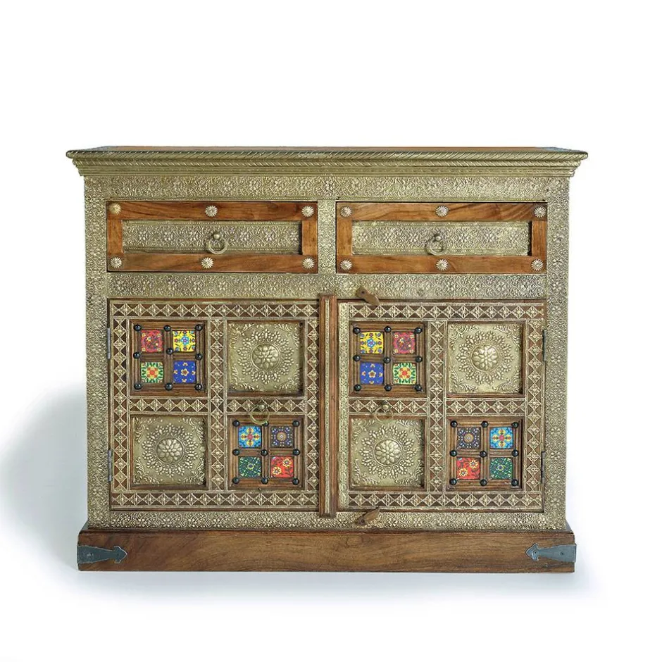 Pharao24 Kommode Carim> Massivholzmöbel|Küchenkommode