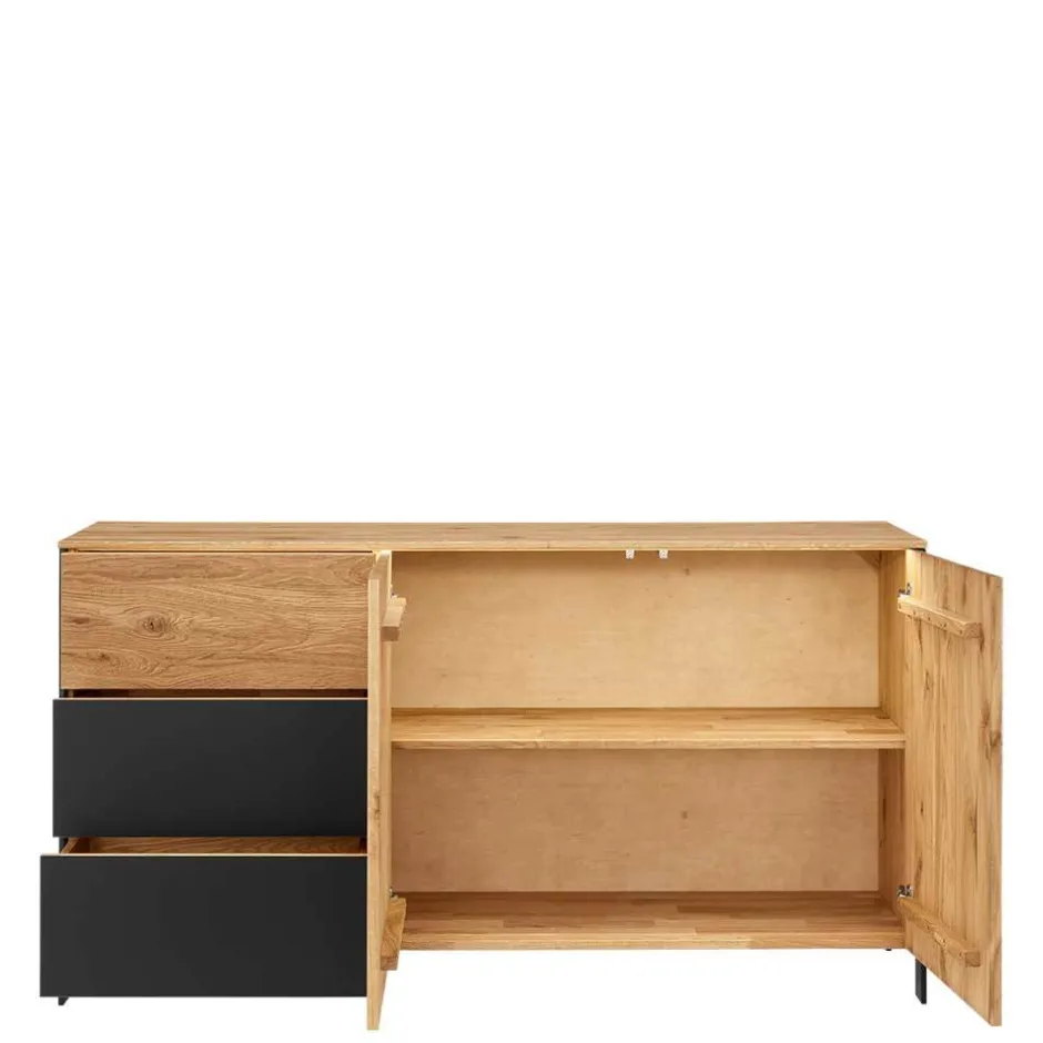 Pharao24 Kommode Echtholz Wildeiche Despinia> Massivholzmöbel|Küchenkommode