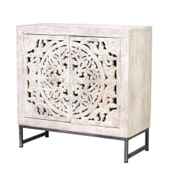 Pharao24 Kommode Holz Annatto> Küchenkommode|Wohnzimmerkommoden