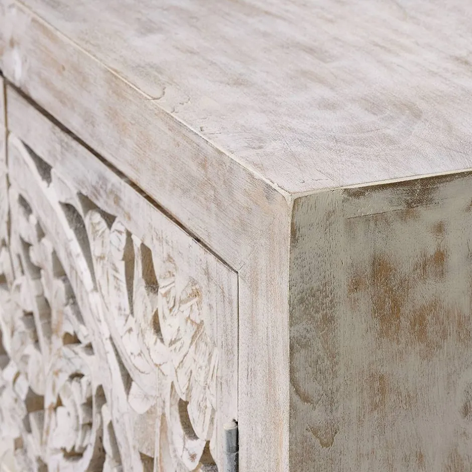 Pharao24 Kommode Holz Annatto> Küchenkommode|Wohnzimmerkommoden