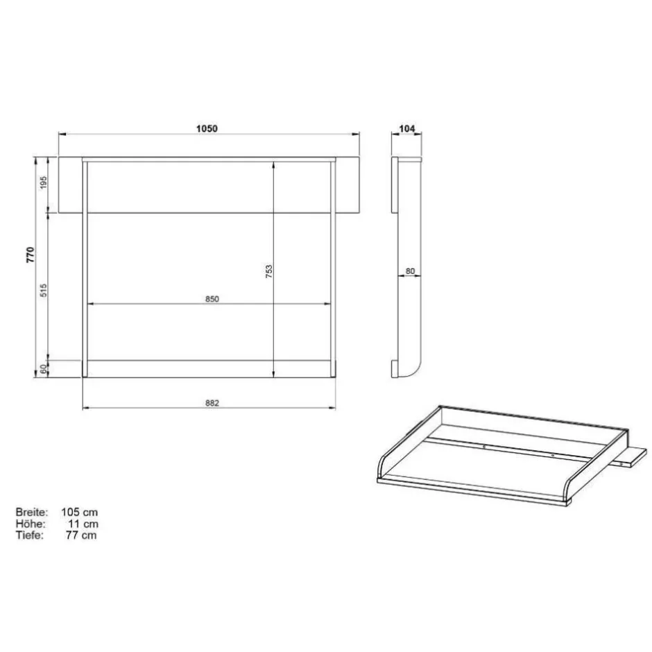 Kinderkommoden*Pharao24 Kommode Kinderzimmer Calla