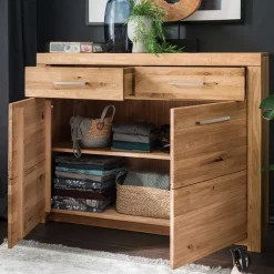 Massivholzmöbel|Küchenkommode*Pharao24 Kommode Massivholz Divrina