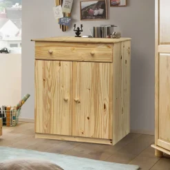 Hochkommoden|Vertiko*Pharao24 Kommode Massivholz Tine