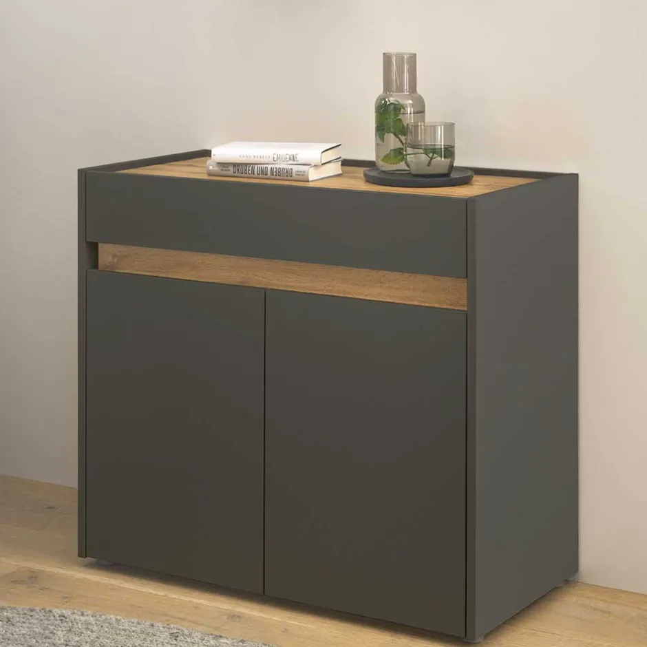 Pharao24 Kommode mit Schublade Uzniana> Küchenkommode|Wohnzimmerkommoden