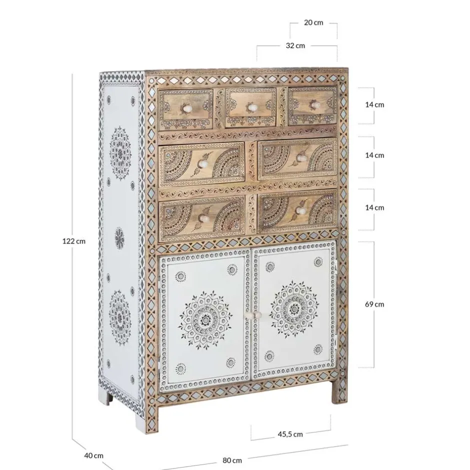 Küchenkommode|Wohnzimmerkommoden*Pharao24 Kommode Wyola