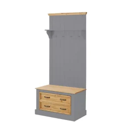 Garderoben Paneele|Wandgarderoben*Pharao24 Kompaktgarderobe Indroscana