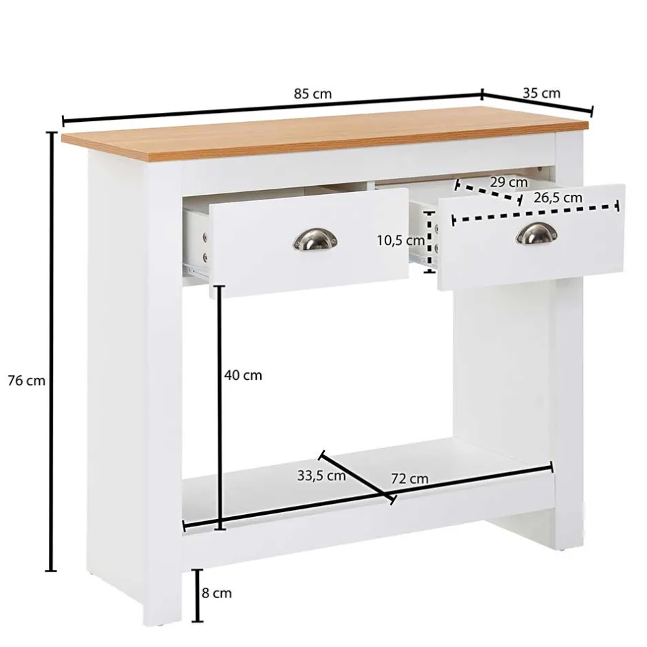 Telefontische|Konsolentische*Pharao24 Konsolentisch Conory