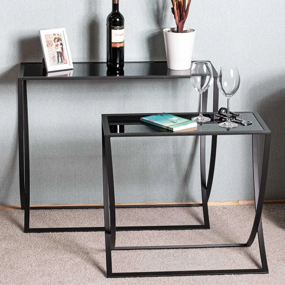 Telefontische|Glastische*Pharao24 Konsolentische Carantec