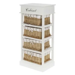 Pharao24 Korbkommode Merkur> Massivholz Kommoden|Hochkommoden