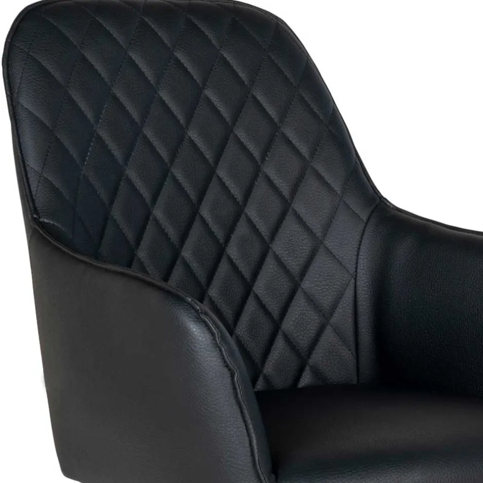 Esszimmersessel|Lederstühle*Pharao24 Kunstleder Armlehnstuhl Sybilla