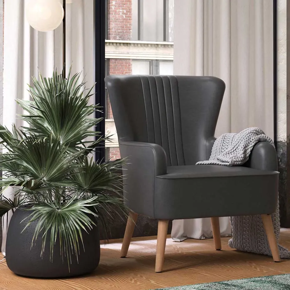 Pharao24 Kunstleder Sessel Rafaeta> Wohnzimmer Sessel