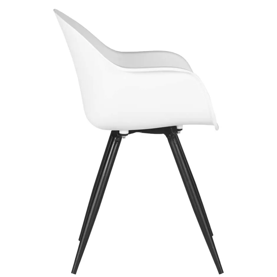 Pharao24 Kunststoff Küchenstuhl Set Rubin> Küchenstühle|Esszimmerstühle